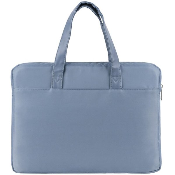 Сумка для документов текстильная А4, 1 отделение, голубая