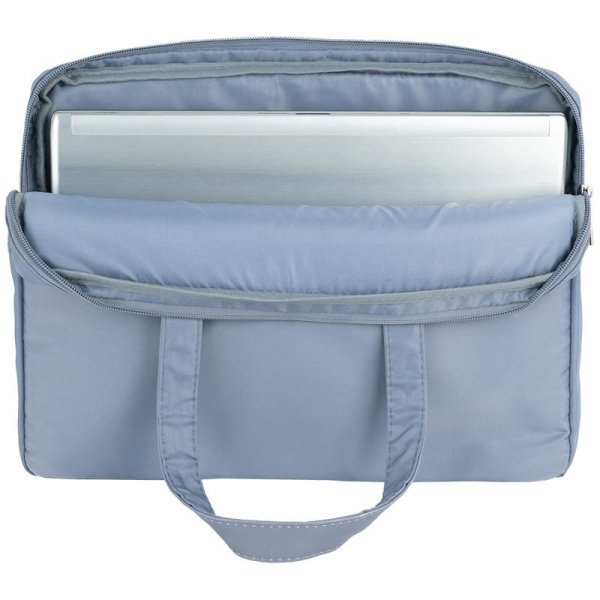 Сумка для документов текстильная А4, 1 отделение, голубая