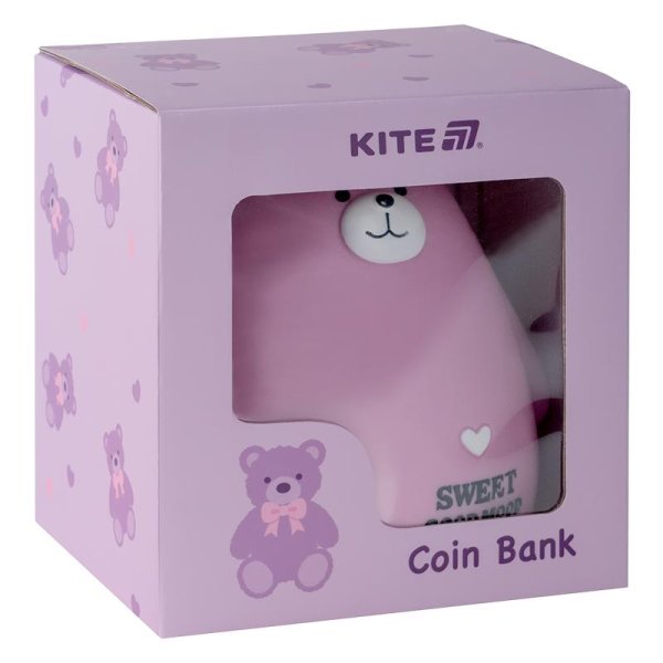 Копилка Kite K25-498-7, Pink Bear
