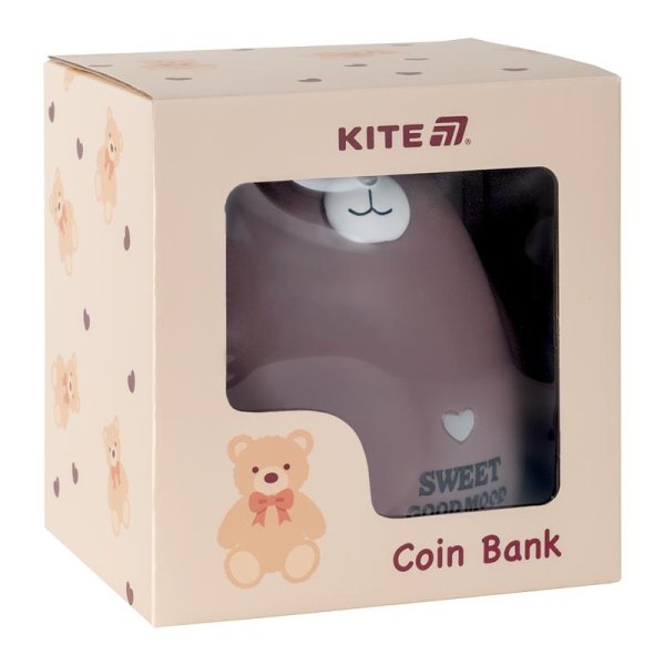 Копилка Kite K25-498-6, Brown Bear