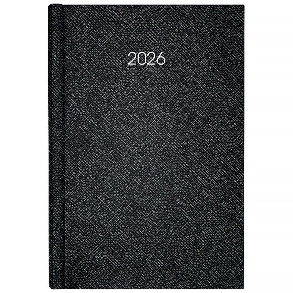 Щоденник 2026 Axent Classic Style 145x210мм, чорний
