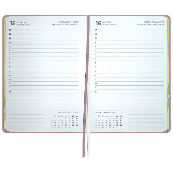 Щоденник 2026 Axent Pocket Mellow 101x146мм, Dream