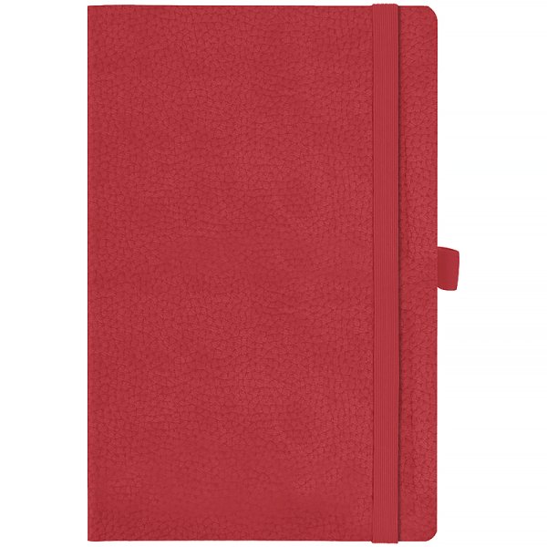 Щотижневик 2026 Axent Partner Soft Skin 125x195мм, червоний