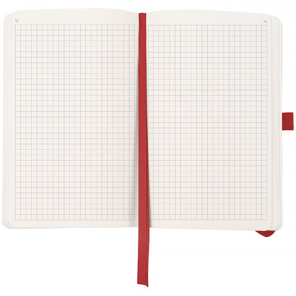 Щотижневик 2026 Axent Partner Soft Skin 125x195мм, червоний