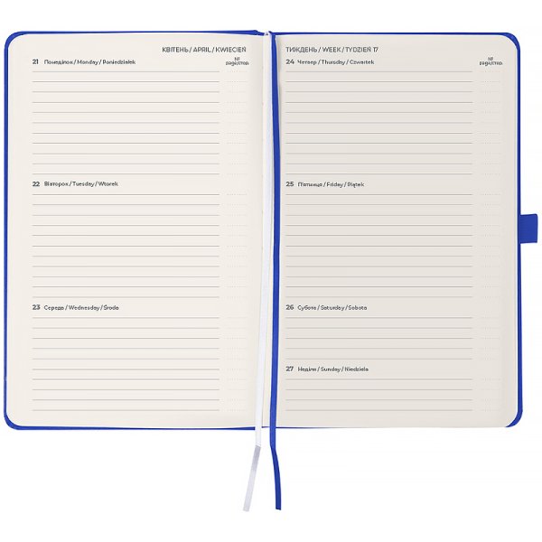 Щотижневик 2026 Axent Partner Strong 125x195мм, класичний синій