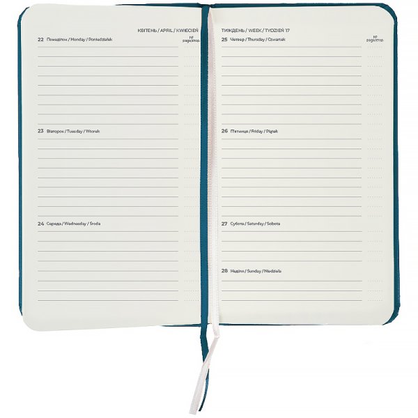 Щотижневик 2026 Axent Pocket Strong 90x150мм, малахітовий