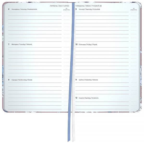 Щотижневик 2026 Axent Pocket 90х150мм, Blue Elegance