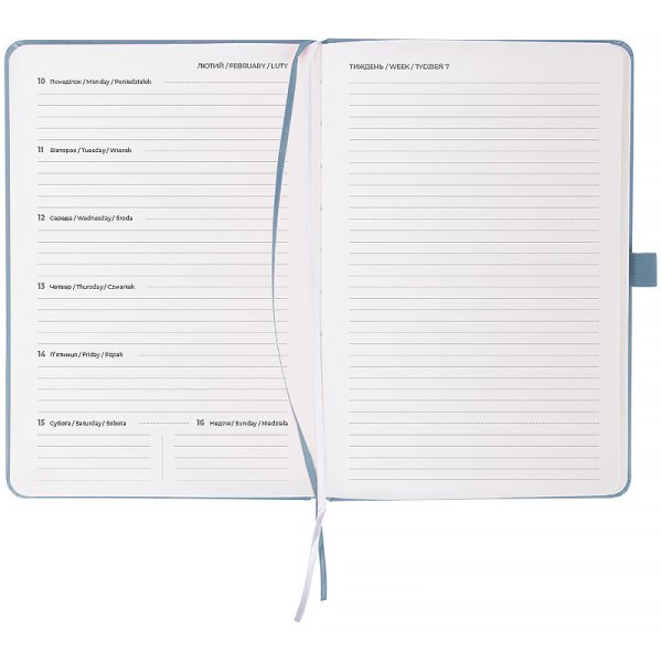 Щотижневик 2026 Axent Prime Strong 145х210мм, сірий