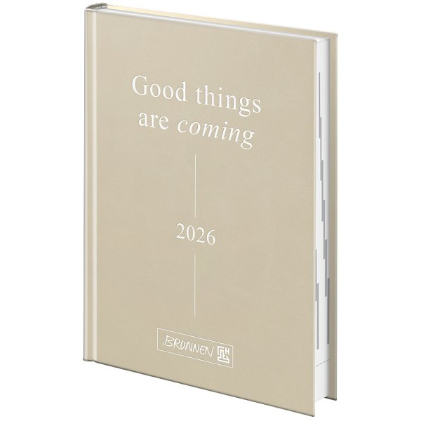 Ежедневник Стандарт А5 2026 обложка Torino Trend бежевый