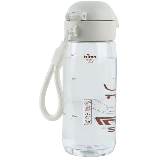 Пляшечка для води Kite K25-1236-1, 480 мл, біла