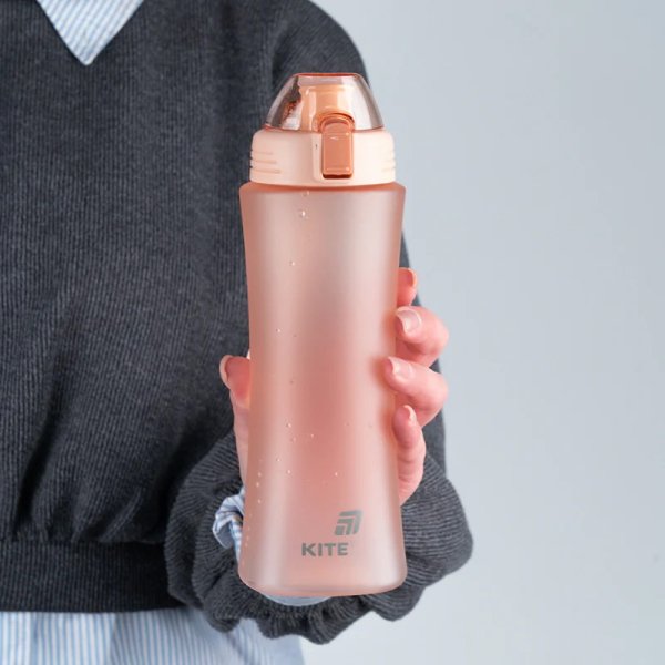 Пляшечка для води Kite K25-1216-3, 660 мл, рожева