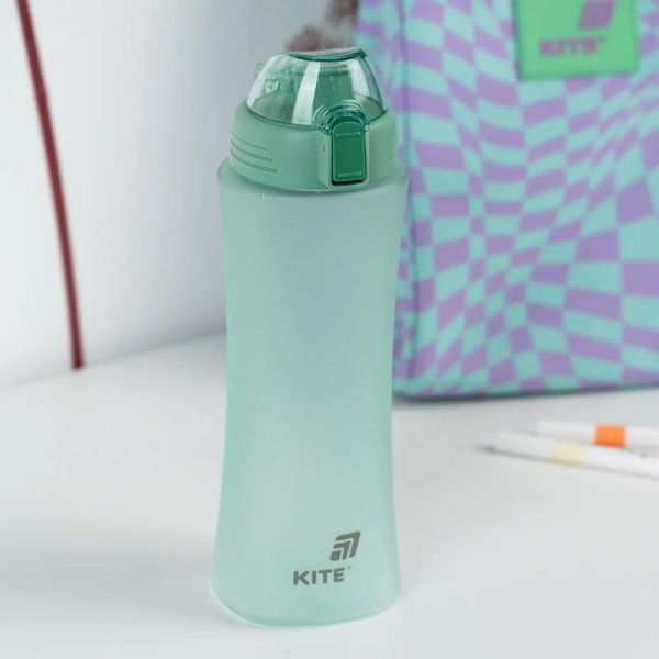 Пляшечка для води Kite K25-1216-2, 660 мл, бірюзова