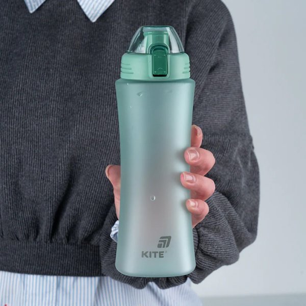 Пляшечка для води Kite K25-1216-2, 660 мл, бірюзова