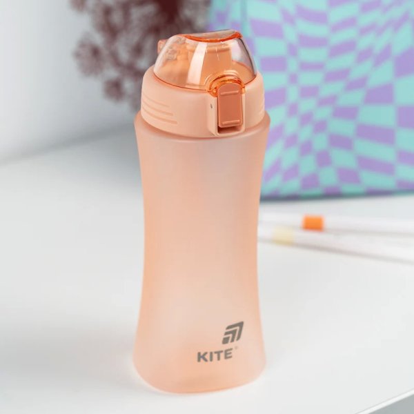 Пляшечка для води Kite K25-1215-3, 500 мл, рожева