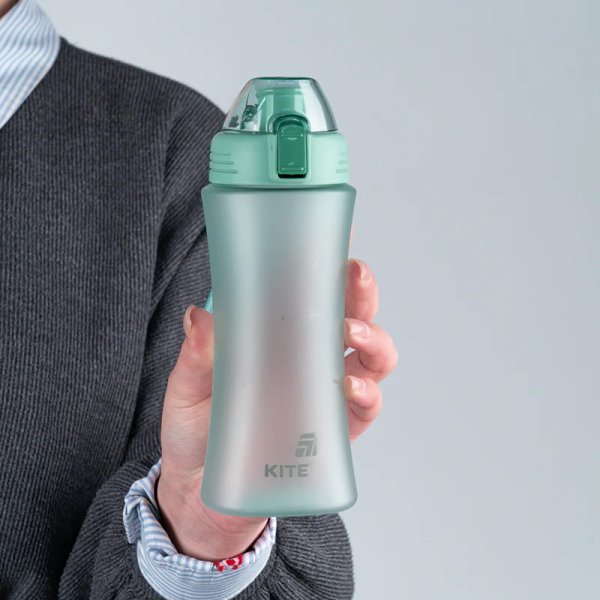Пляшечка для води Kite K25-1215-2, 500 мл, бірюзова