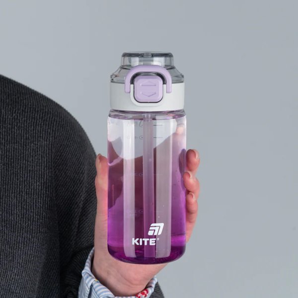 Пляшечка для води Kite K25-1212-3, 600 мл, фіолетова