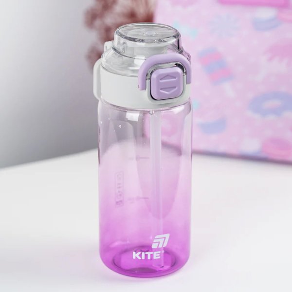 Пляшечка для води Kite K25-1212-3, 600 мл, фіолетова