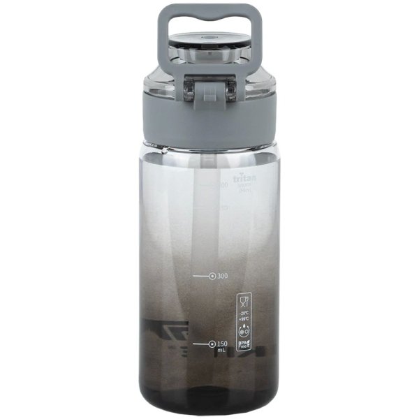 Пляшечка для води Kite K25-1212-1, 600 мл, чорна