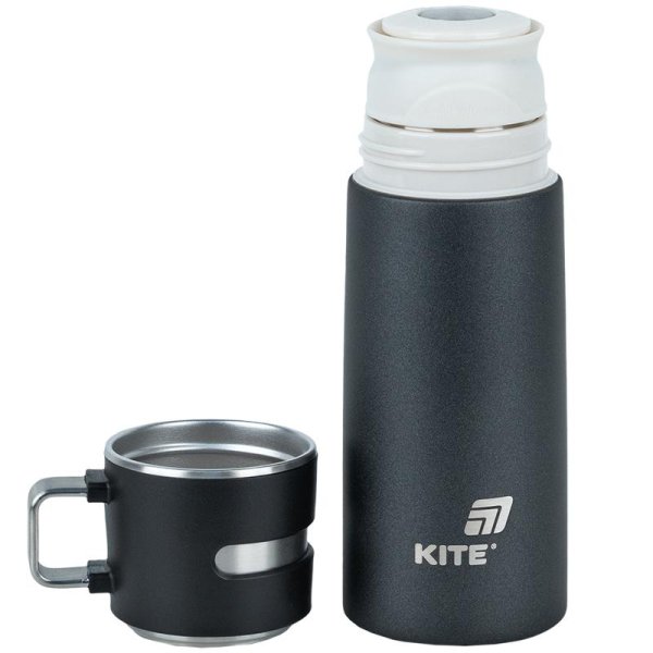 Термос Kite K25-1223-1, 350 мл, чорний