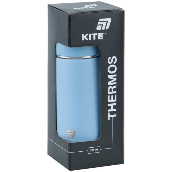 Термос Kite K25-1223-2, 350 мл, блакитний
