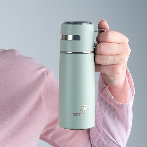 Термос Kite K25-1223-4, 350 мл, зелений