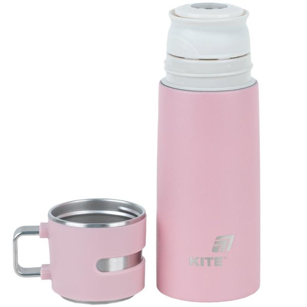 Термос Kite K25-1223-3, 350 мл, рожевий