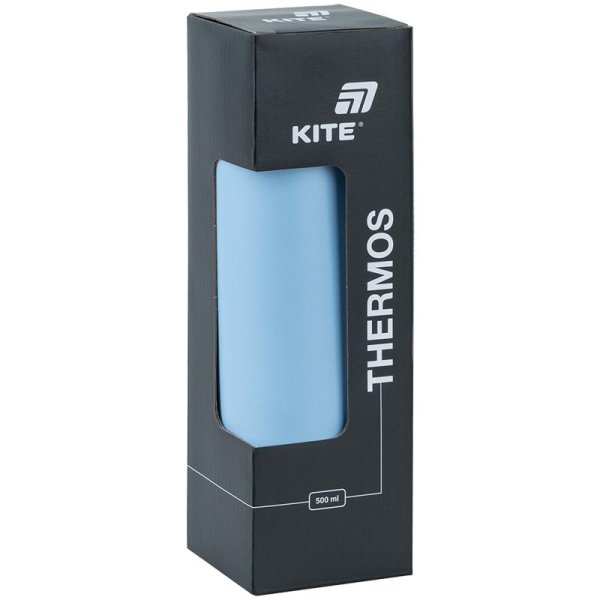 Термос Kite K25-1224-2, 500 мл, блакитний