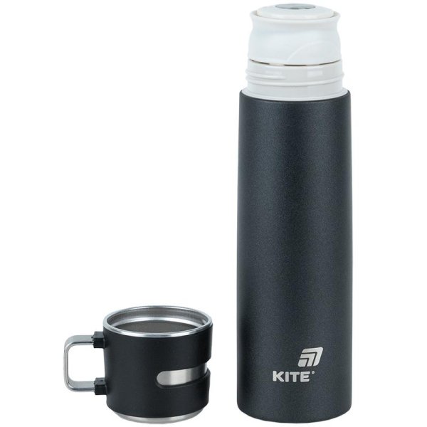 Термос Kite K25-1224-1, 500 мл, чорний