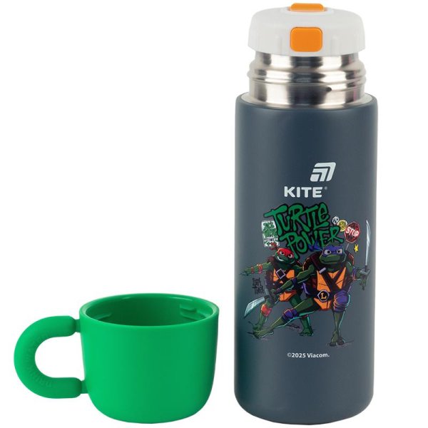 Термос Kite Ninja Turtles NT25-312, 480 мл, сірий