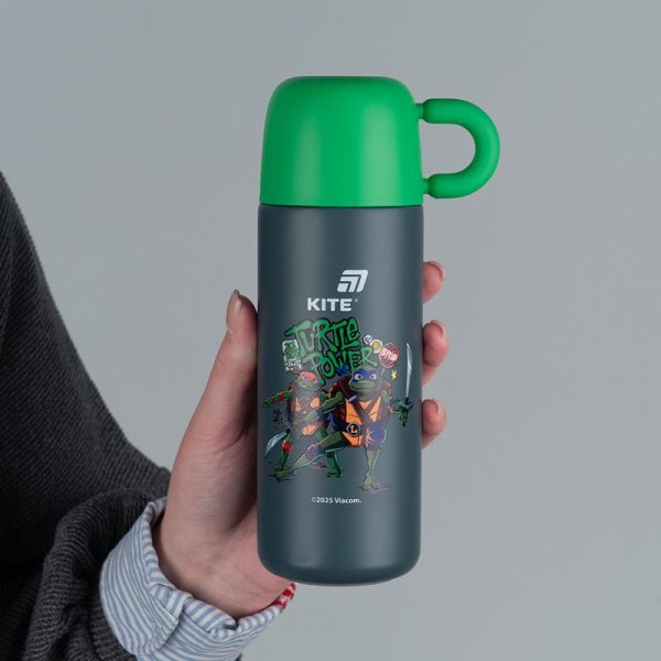 Термос Kite Ninja Turtles NT25-312, 480 мл, сірий