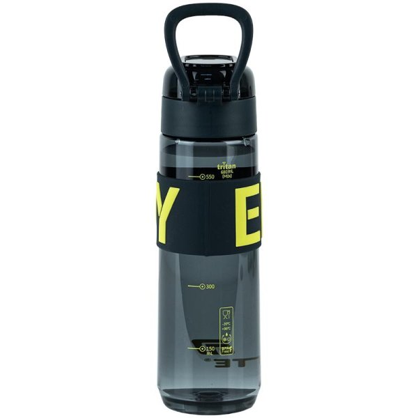 Пляшечка для води Kite K25-1233-1, 680 мл, чорно-жовта