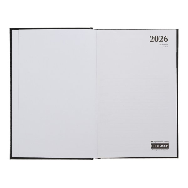 Щоденник на 2026 рік TIME, А5, чорний