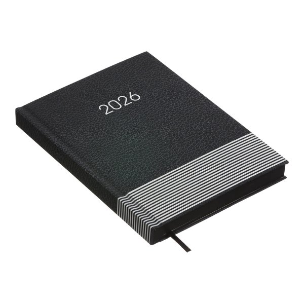 Щоденник PARALLEL А5 на 2026 рік чорний