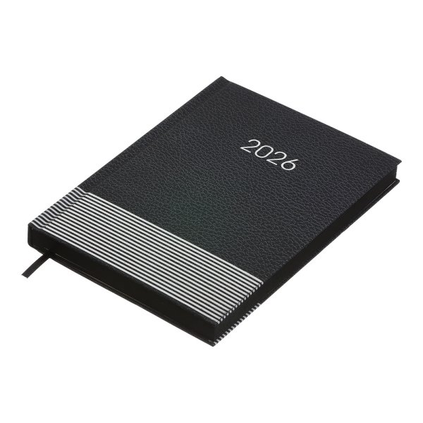 Щоденник PARALLEL А5 на 2026 рік чорний