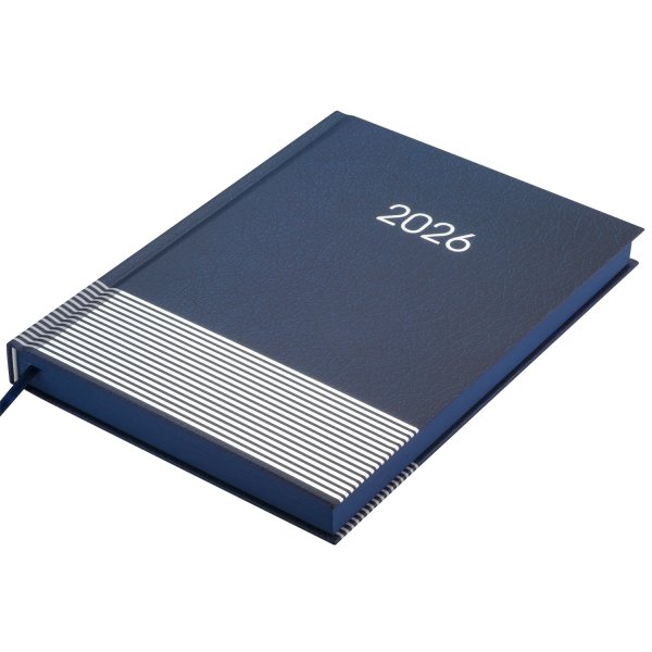 Щоденник PARALLEL А5 на 2026 рік синій