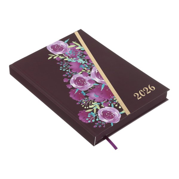 Ежедневник PASSION А5 на 2026 год темно-красный