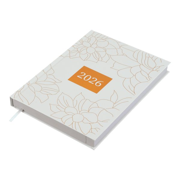 Щоденник FANTASTIC А5 на 2026 рік білий