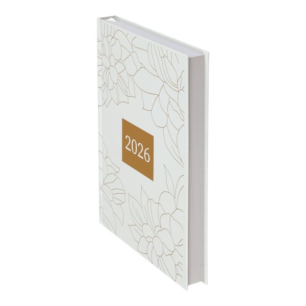 Щоденник FANTASTIC А5 на 2026 рік білий