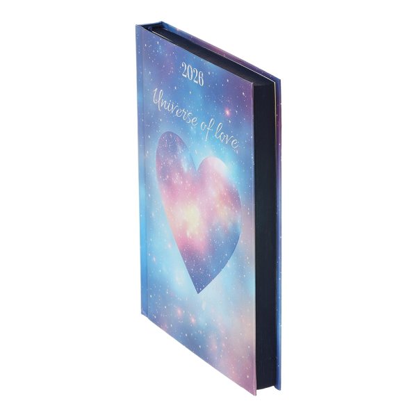 Щоденник ROMANTIC А5 на 2026 рік бірюзовий