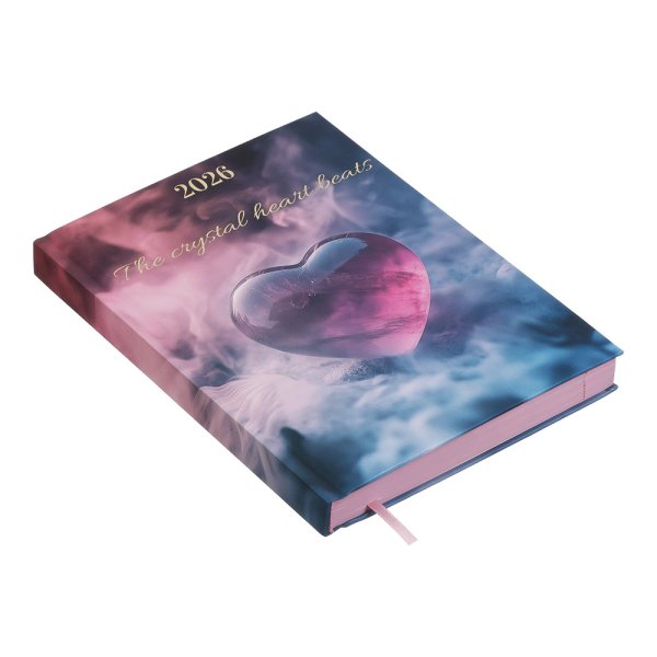 Щоденник ROMANTIC А5 на 2026 рік аквамарин