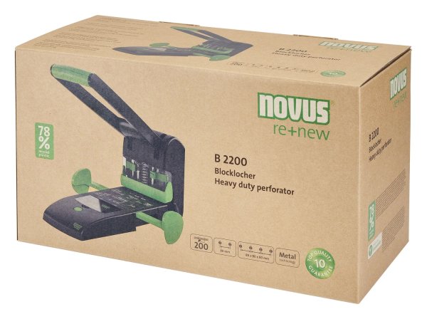 Діркопробивач потужний NOVUS B2200 re+new, 200арк
