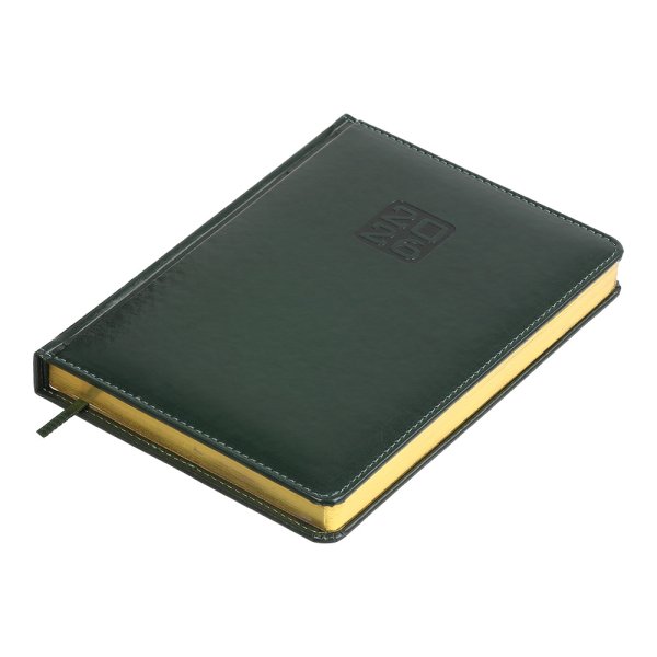 Ежедневник BRAVO А5 на 2026 год зеленый