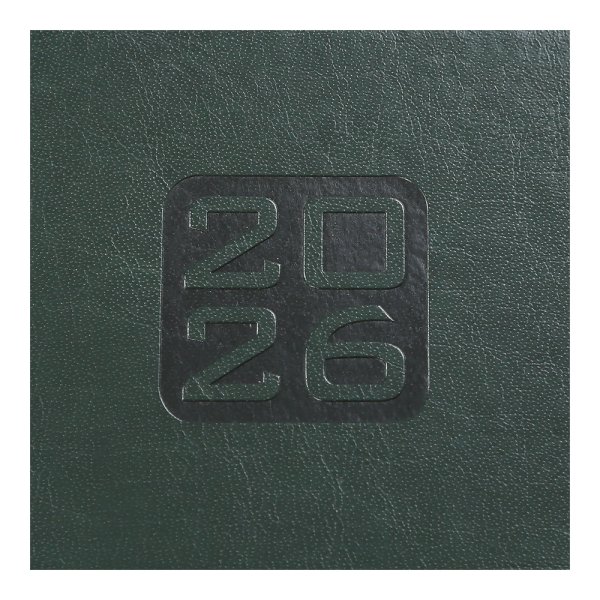 Ежедневник BRAVO А5 на 2026 год зеленый