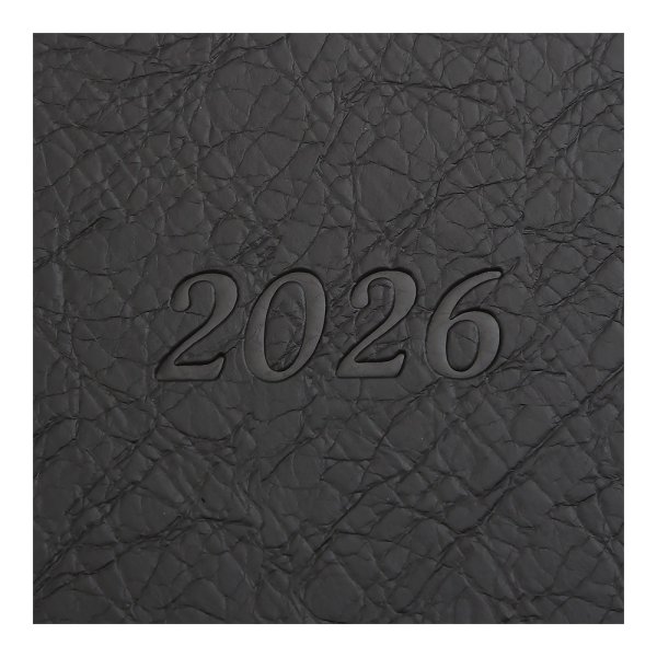 Щоденник PRESTIGE А5 на 2026 рік чорний