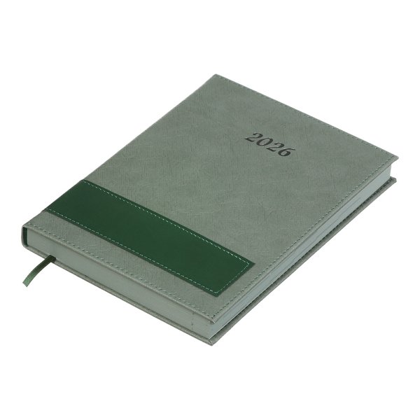 Щоденник PRESTIGE А5 на 2026 рік зелений