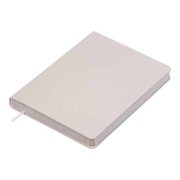 Щоденник LIGHT MORANDI А5 на 2026 рік молочний