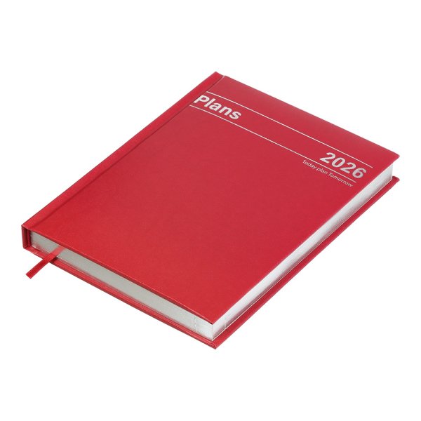 Щоденник STYLE А5 на 2026 рік червоний
