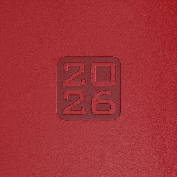 Щоденник BRAVO А4 на 2026 рік червоний