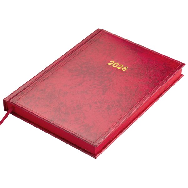 Ежедневник BASE А5 на 2026 год красный