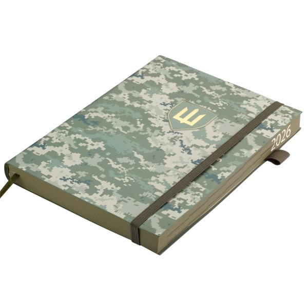 Щоденник MILITARY А5 на 2026 рік світло-зелений